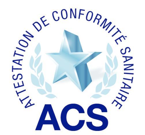Attestation de conformité sanitaire