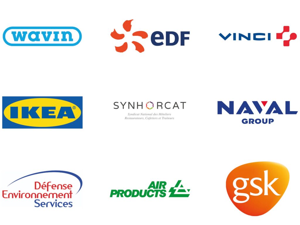 Wavin EDF VINCI IKEA SYNHORCAT NAVALGROUP GSK